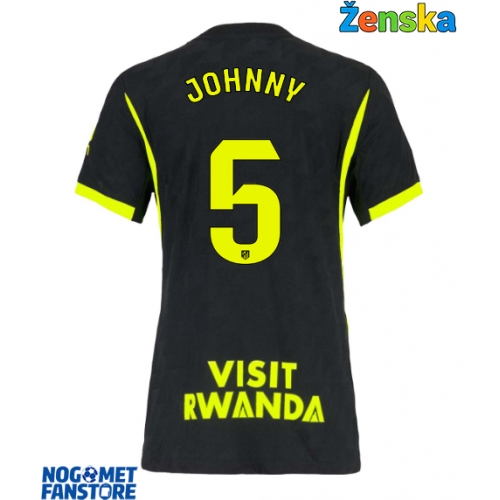 Atletico Madrid Johnny Cardoso #5 Gostujuci Dres za Ženska 2026-27 Kratak Rukav